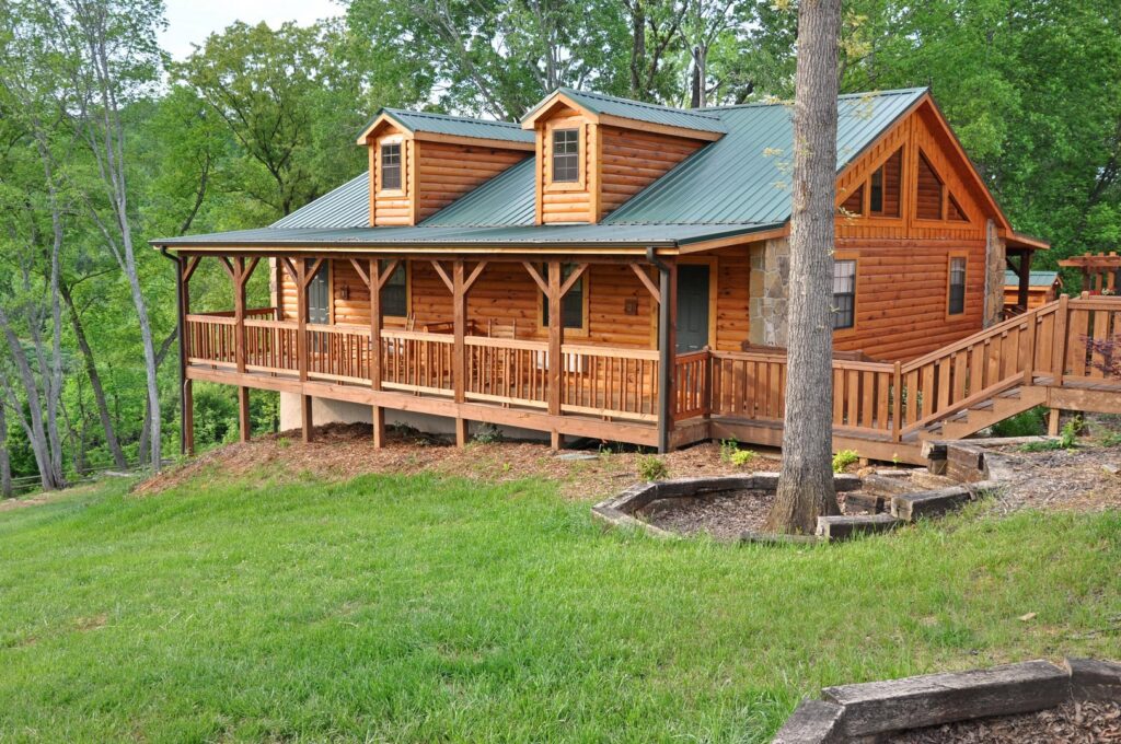 Log Home Staining